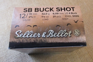 Sellier Bellot 12/70 Buck Shot 6,09mm 25kpl
